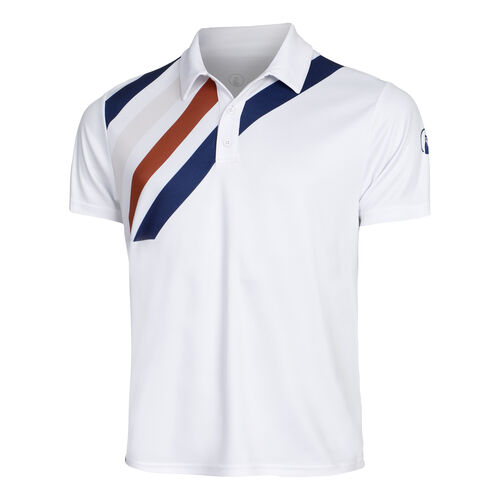 Retro Stripe Tournament Polo