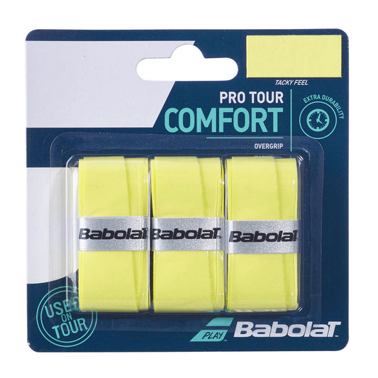 Babolat Pro Tour overgrip X3 yellow