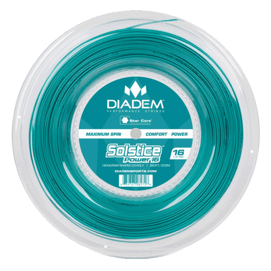 SOLSTICE POWER TEAL 16L Tennis String